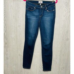 Paige dark wash blue skinny denim jeans size 29